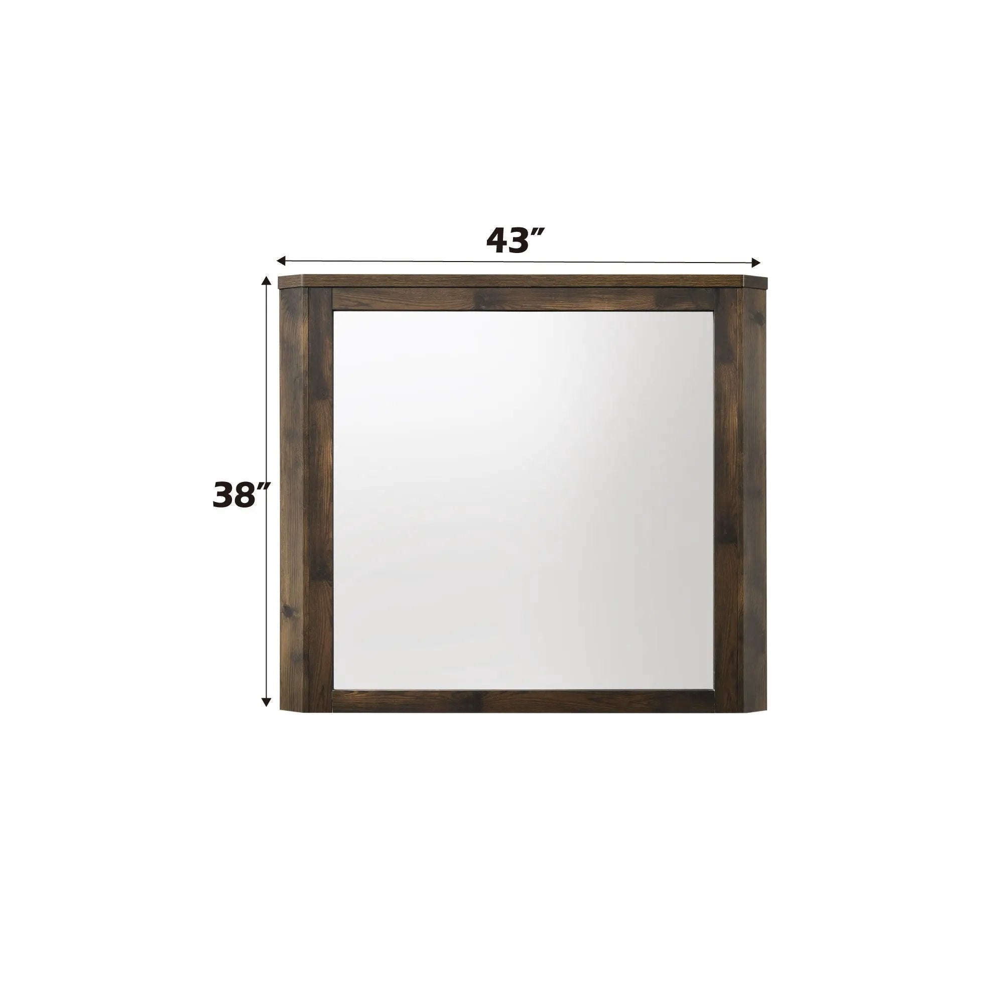 Elettra - Rustic Mirror - Walnut by HouseOfZazla