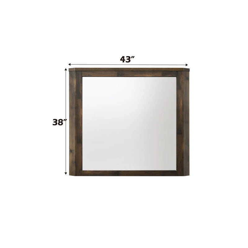Elettra - Rustic Mirror - Walnut by HouseOfZazla