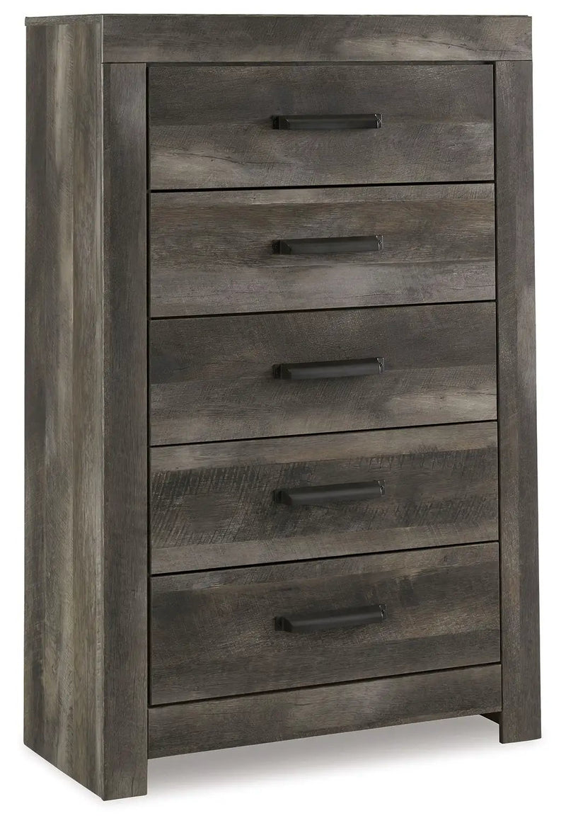 Wynnlow - Five Drawer Chest - Gray by Unique Piece Furniture