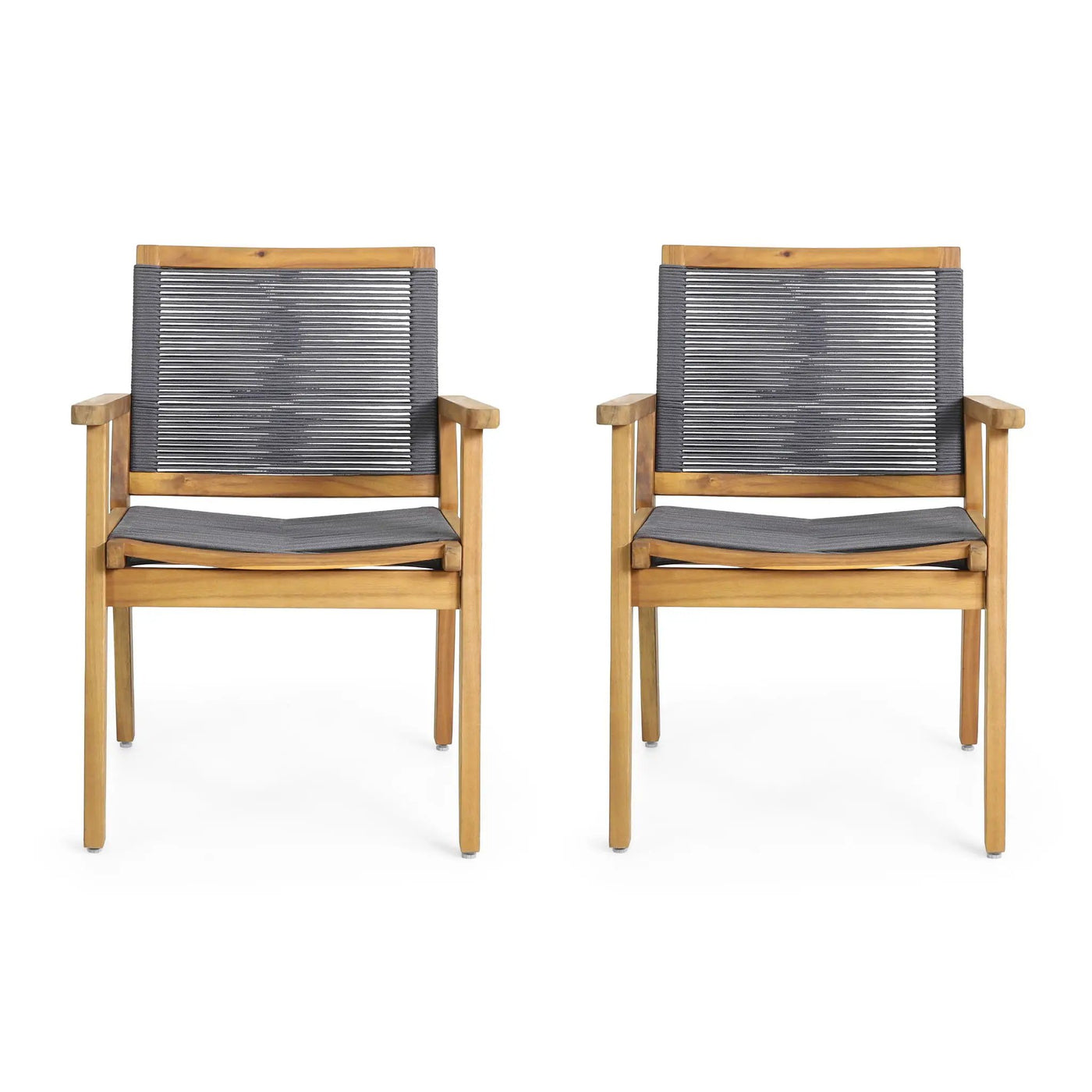 Outdoor Rope Dining Chair (Set of 2) by HouseOfZazla