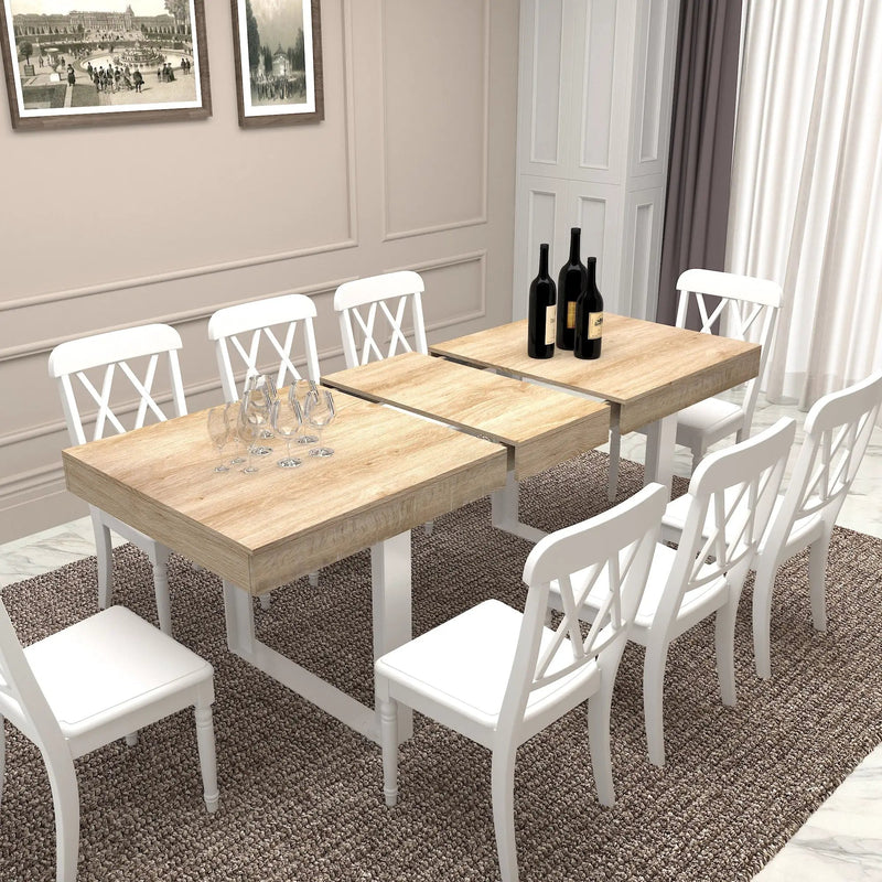 Extendable Dining Room Table for 6-10 by HouseOfZazla