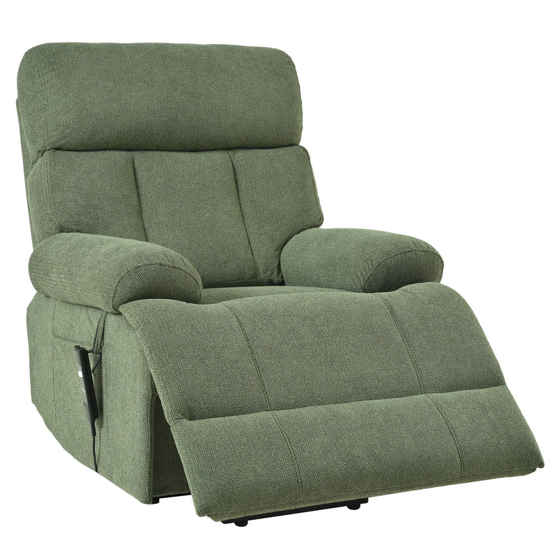 Oversized Power Lift Recliner Chai With Remote Control, Side Pocket, Spacious Seat by HouseOfZazla
