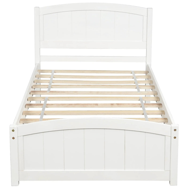 Platform Bed & Headboard, Footboard And Wood Slat Support by Unique Piece Furniture