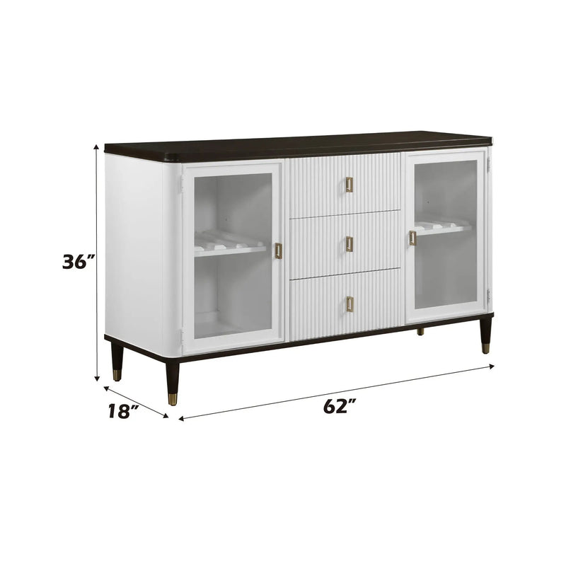 Carene - Server - Brown / White by Unique Piece Furniture