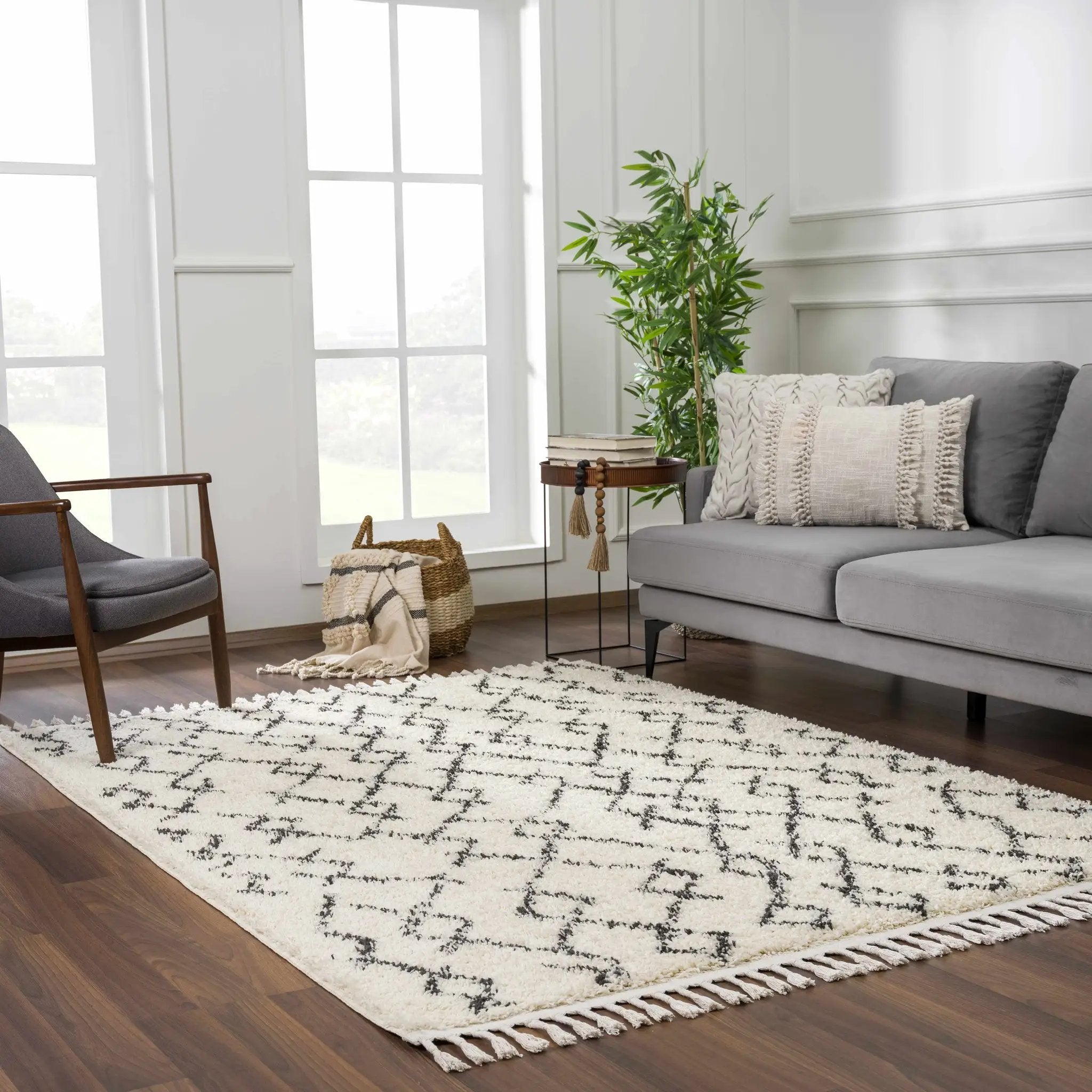 Pahala Moroccan Shag Area Rug - Clearance by Boutique Rugs