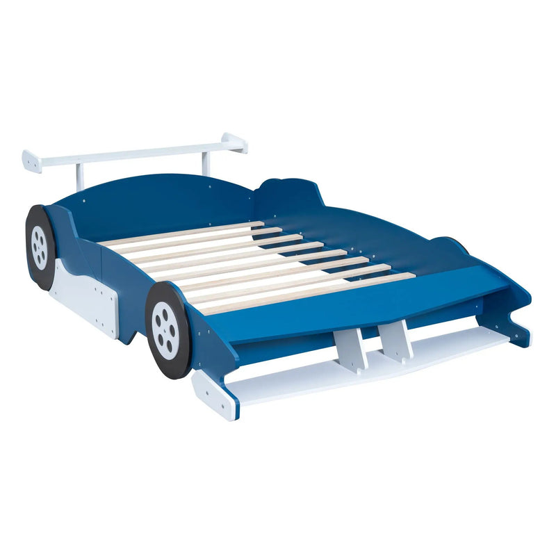 Race Car-Shaped Platform Bed With Wheels by Unique Piece Furniture