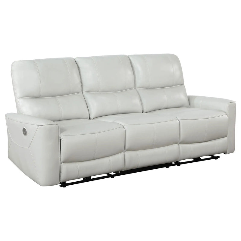 Greenfield 3-piece Power Reclining Sofa Set Dove Grey by Unique Piece Furniture