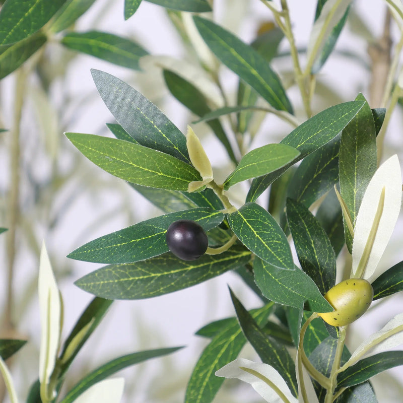 8FT Artificial Olive Tree With Big Decorative by HouseOfZazla