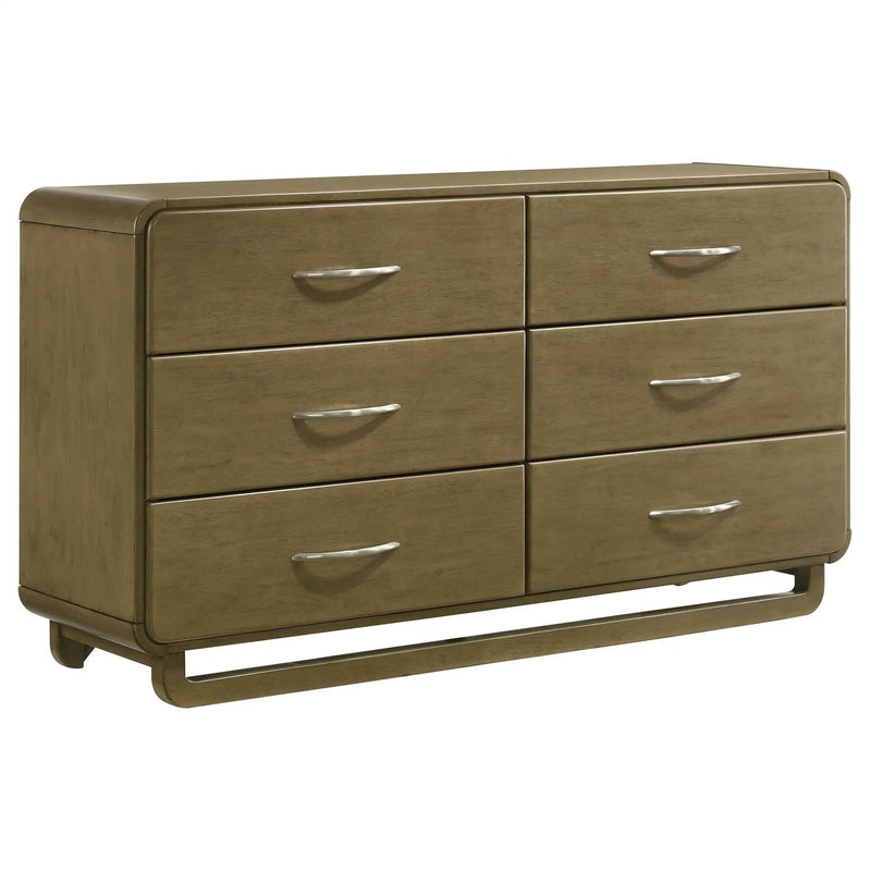 Amsbury 4-piece Eastern King Bedroom Set Nutmeg by Unique Piece Furniture
