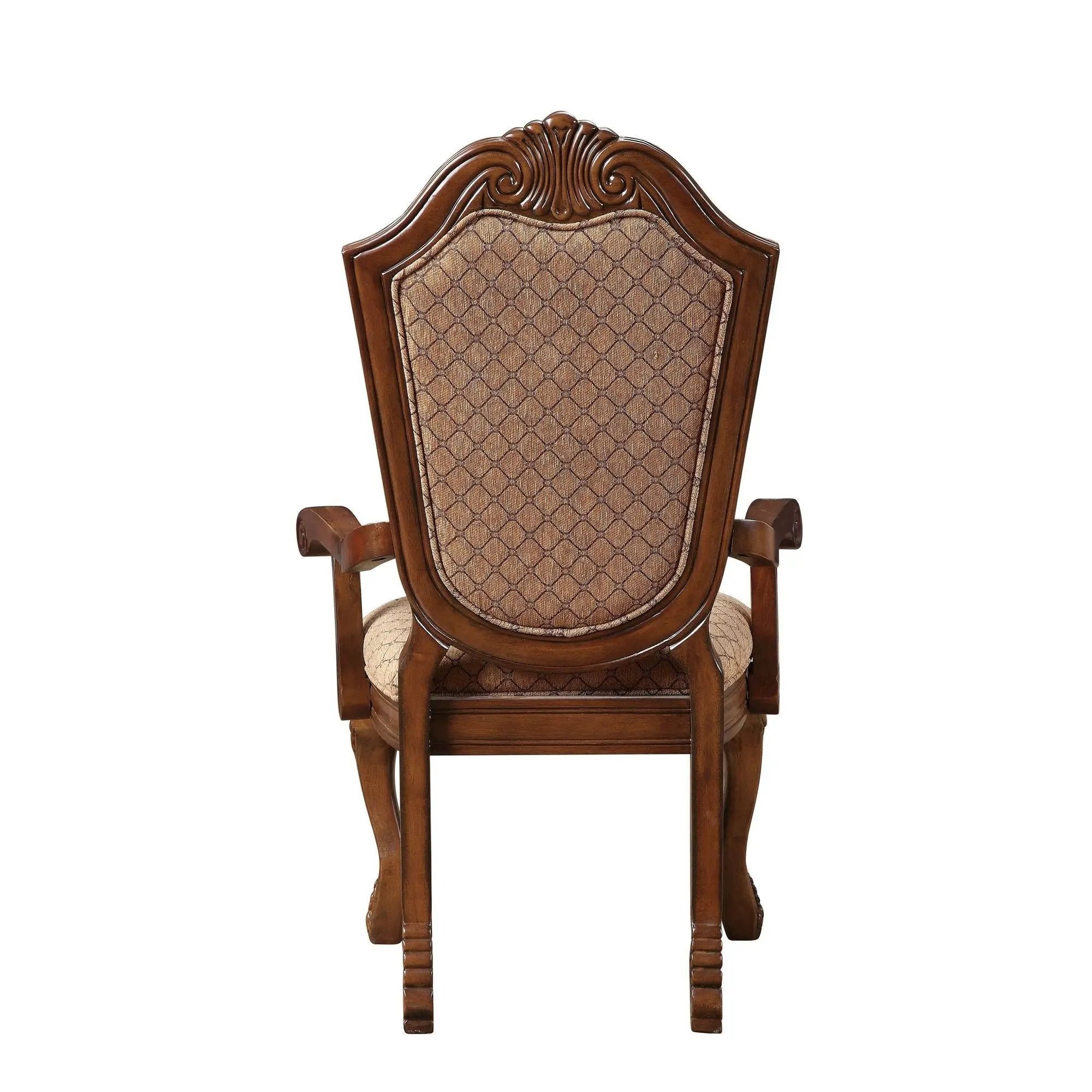 Chateau De Ville - Arm Chair (Set of 2) - Cherry by HouseOfZazla