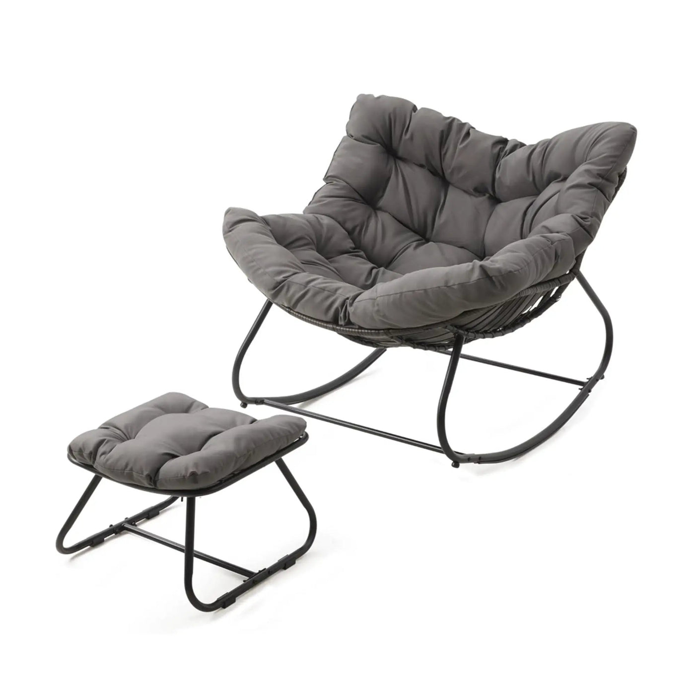 Egg Rocking Chair With Ottoman by HouseOfZazla