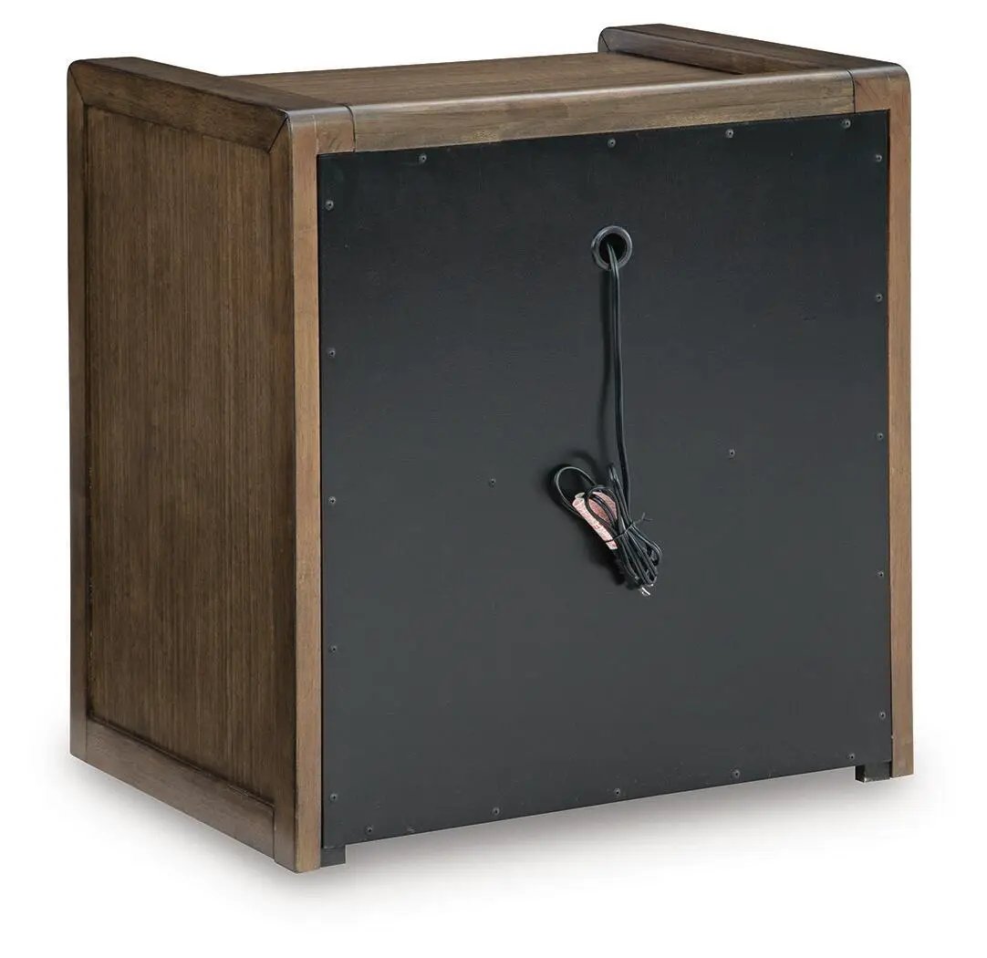 Marxmore - Three Drawer Night Stand - Brown by Unique Piece Furniture