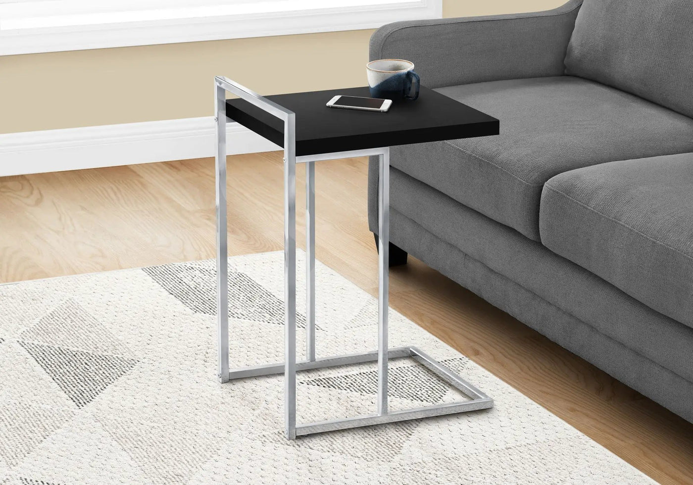 C-Shaped Accent Table, Contemporary & Modern by HouseOfZazla