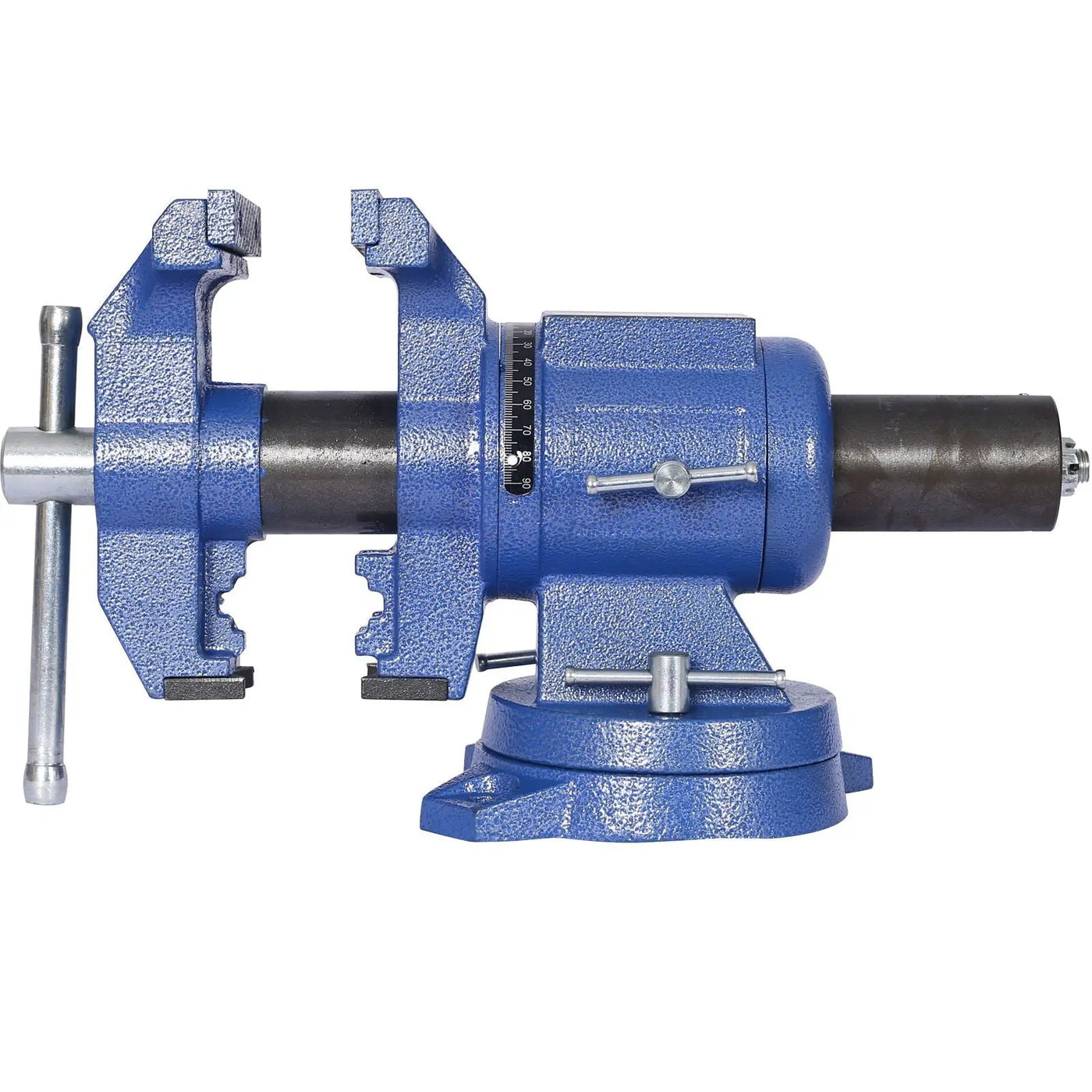 Heavy Duty 5" Multi Jaw Rotating Bench Vise with 360° Swivel Base and Head by HouseOfZazla