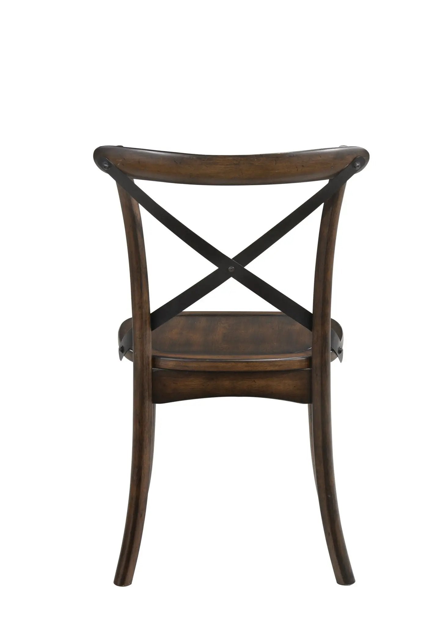 Kaelyn - Metal Side Chair (Set of 2) - Dark Oak by Unique Piece Furniture