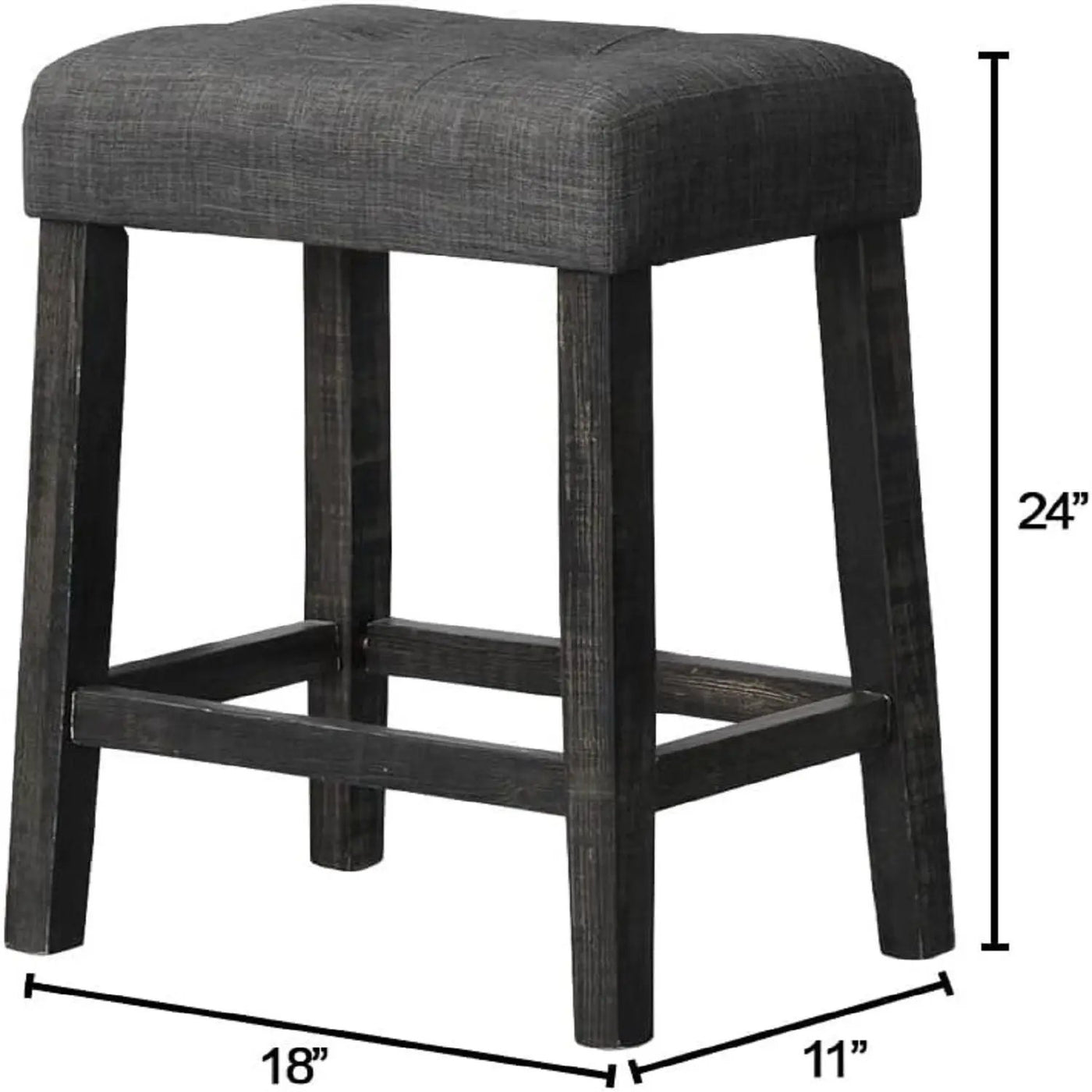 Transitional Backless Counter Stool (Set of 2) by HouseOfZazla
