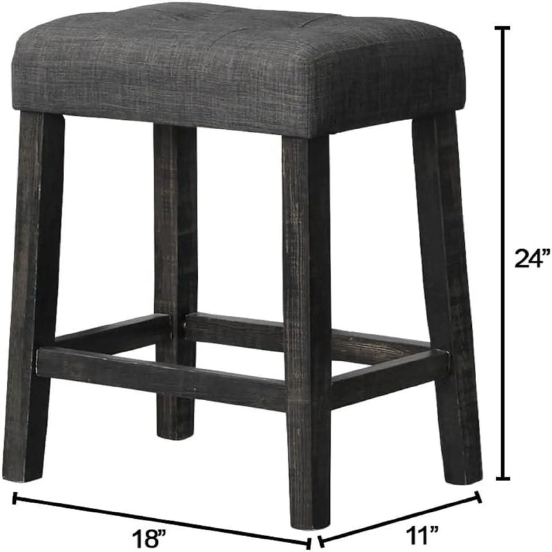 Transitional Backless Counter Stool (Set of 2) by HouseOfZazla
