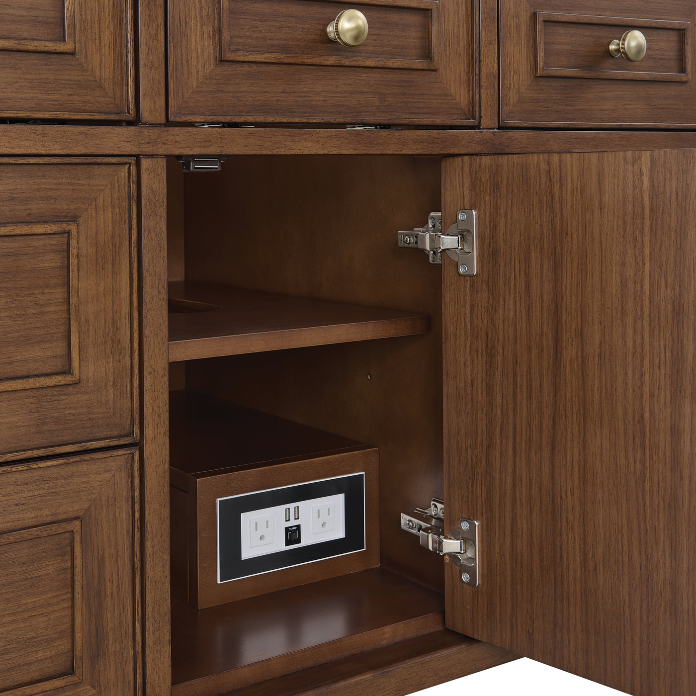 James Martin Lorelai 48" Single Bathroom Vanity, Mid-Century Walnut, view 24