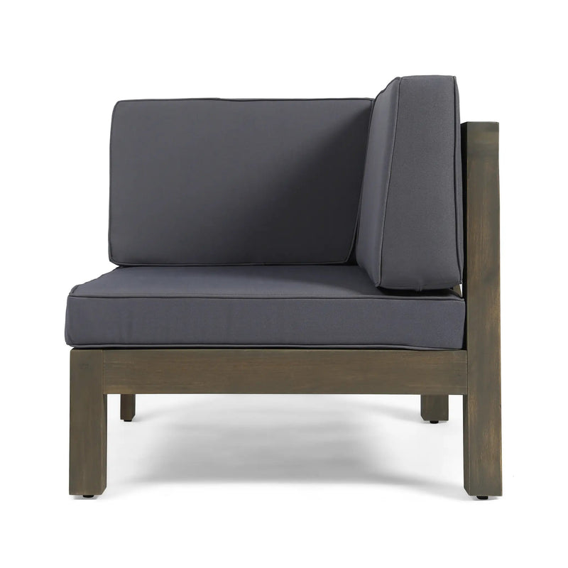 Oana 4-Piece Sofa Set with Coffee Table, Dark by HouseOfZazla