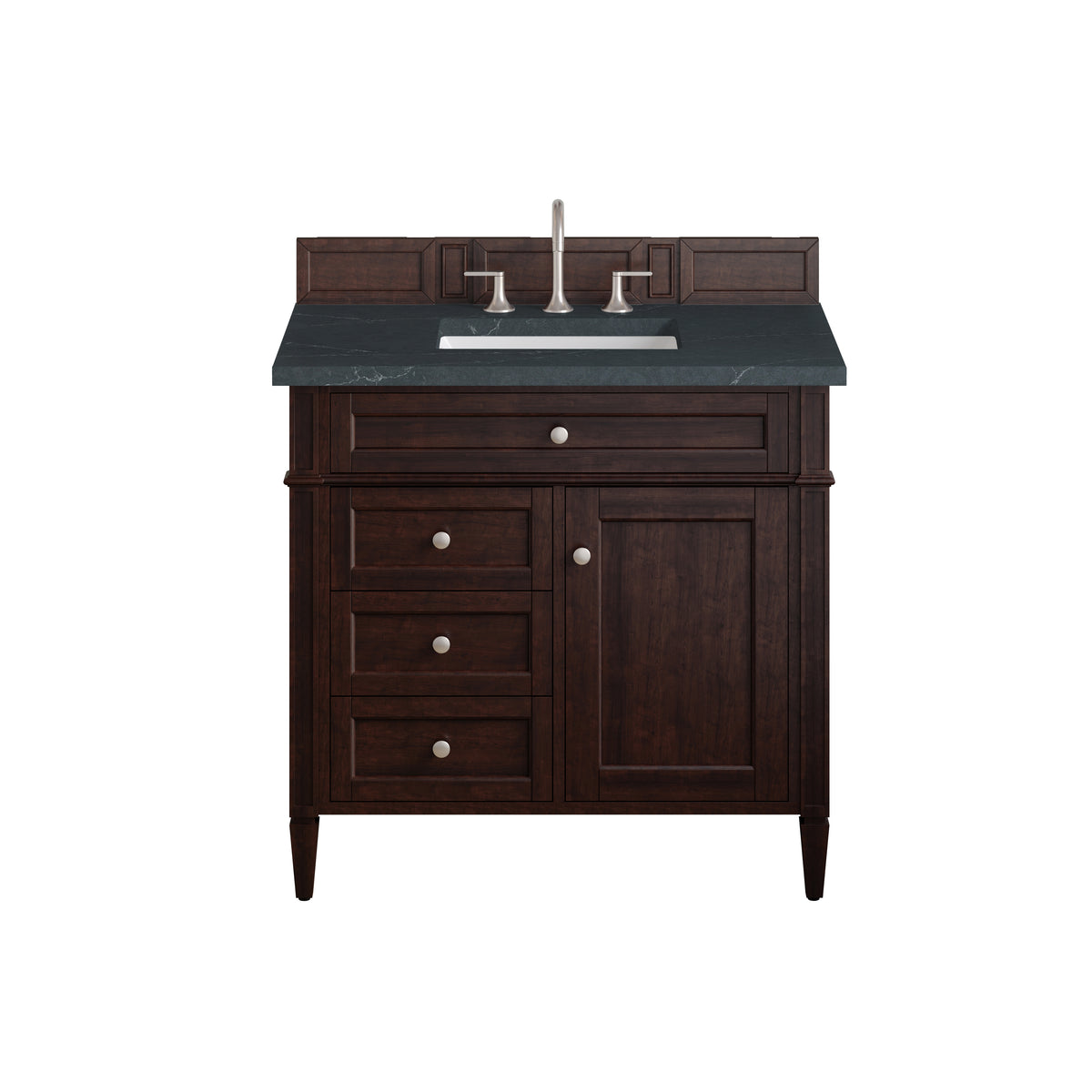 James Martin Brittany 36" Single Bathroom Vanity, Burnished Mahogany, view 26
