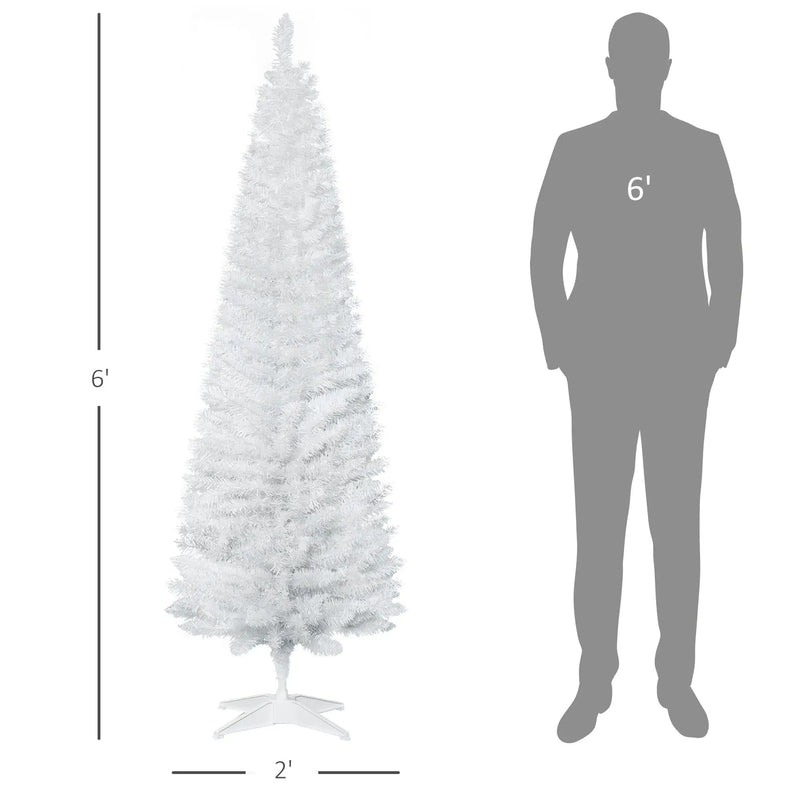 Slim Christmas Tree with Realistic Branches by HouseOfZazla