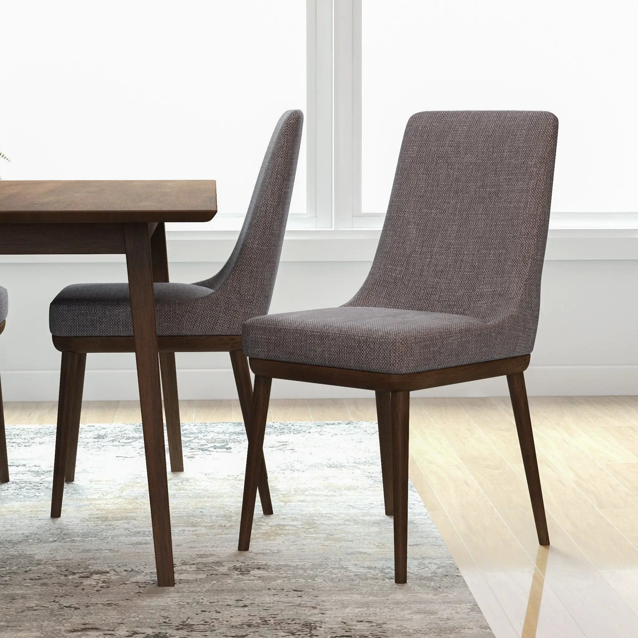 Kate - Mid-Century Modern Dining Chair (Set of 2) by HouseOfZazla
