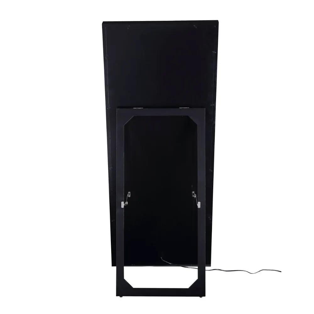 Noralie - 63" X 26" Floor Mirror - Mirrored & Faux Diamonds by Unique Piece Furniture