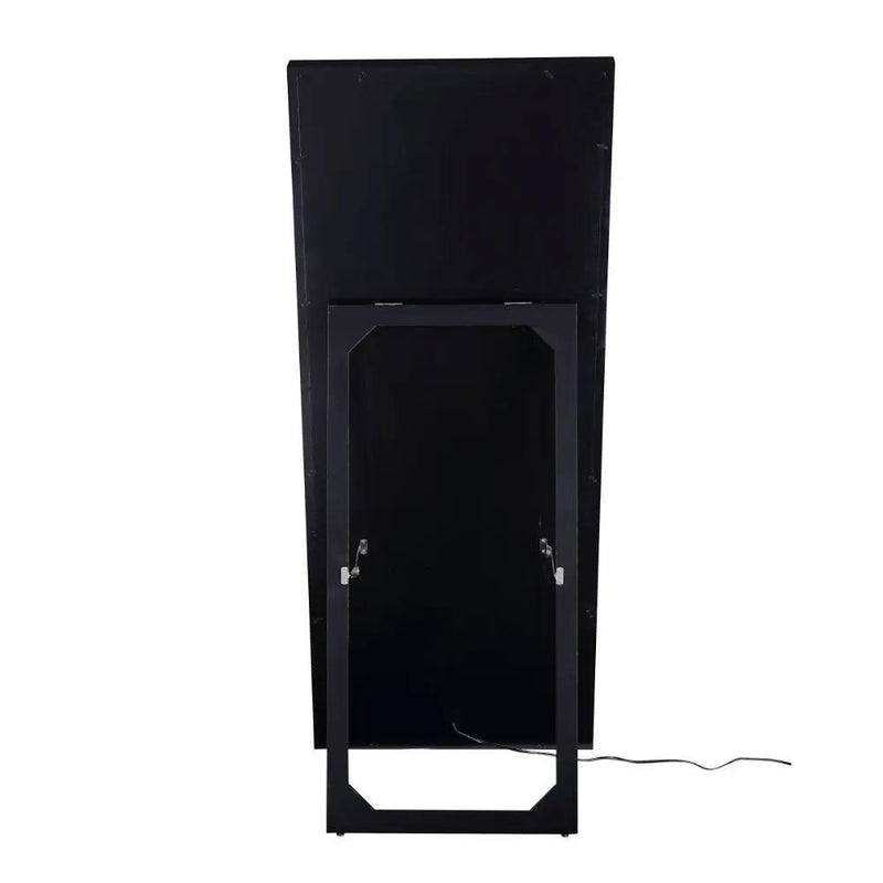 Noralie - 63" X 26" Floor Mirror - Mirrored & Faux Diamonds by Unique Piece Furniture