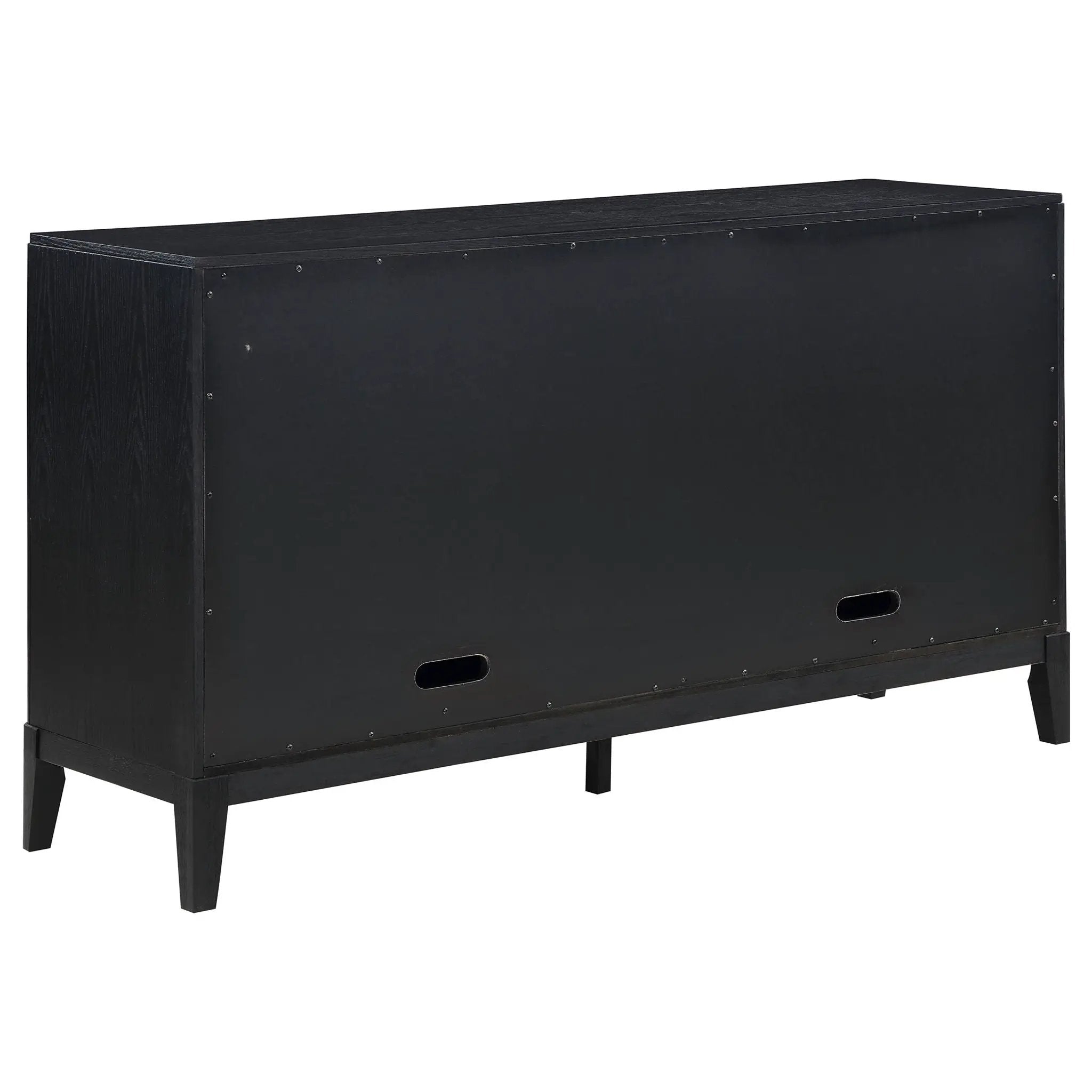 Brookmead 4-door Sideboard Buffet Storage Cabinet Black by Unique Piece Furniture