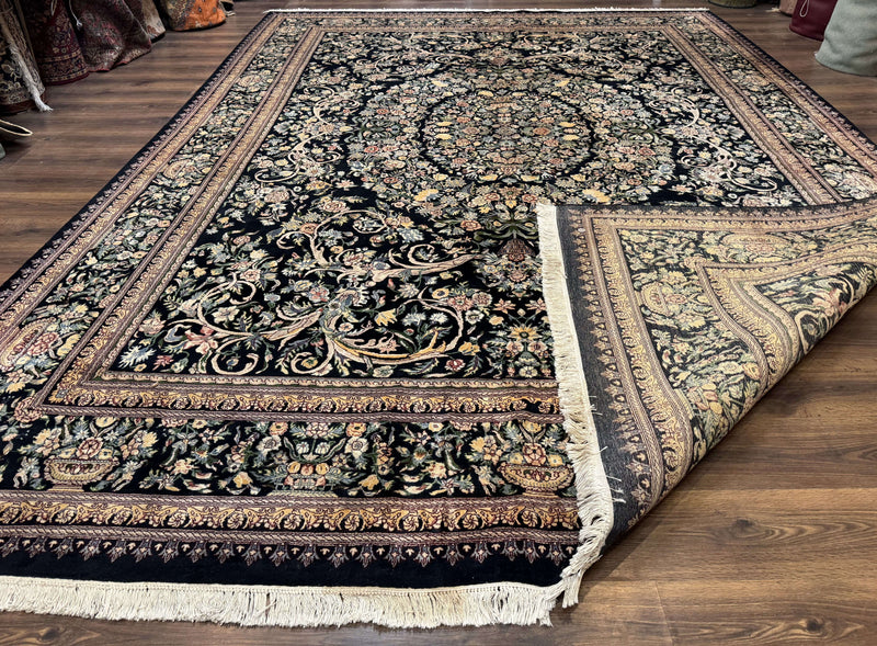 Pak Persian Rug 10x14, Elegant Floral Carpet, Fine 225 KPSI by Jewel Rugs