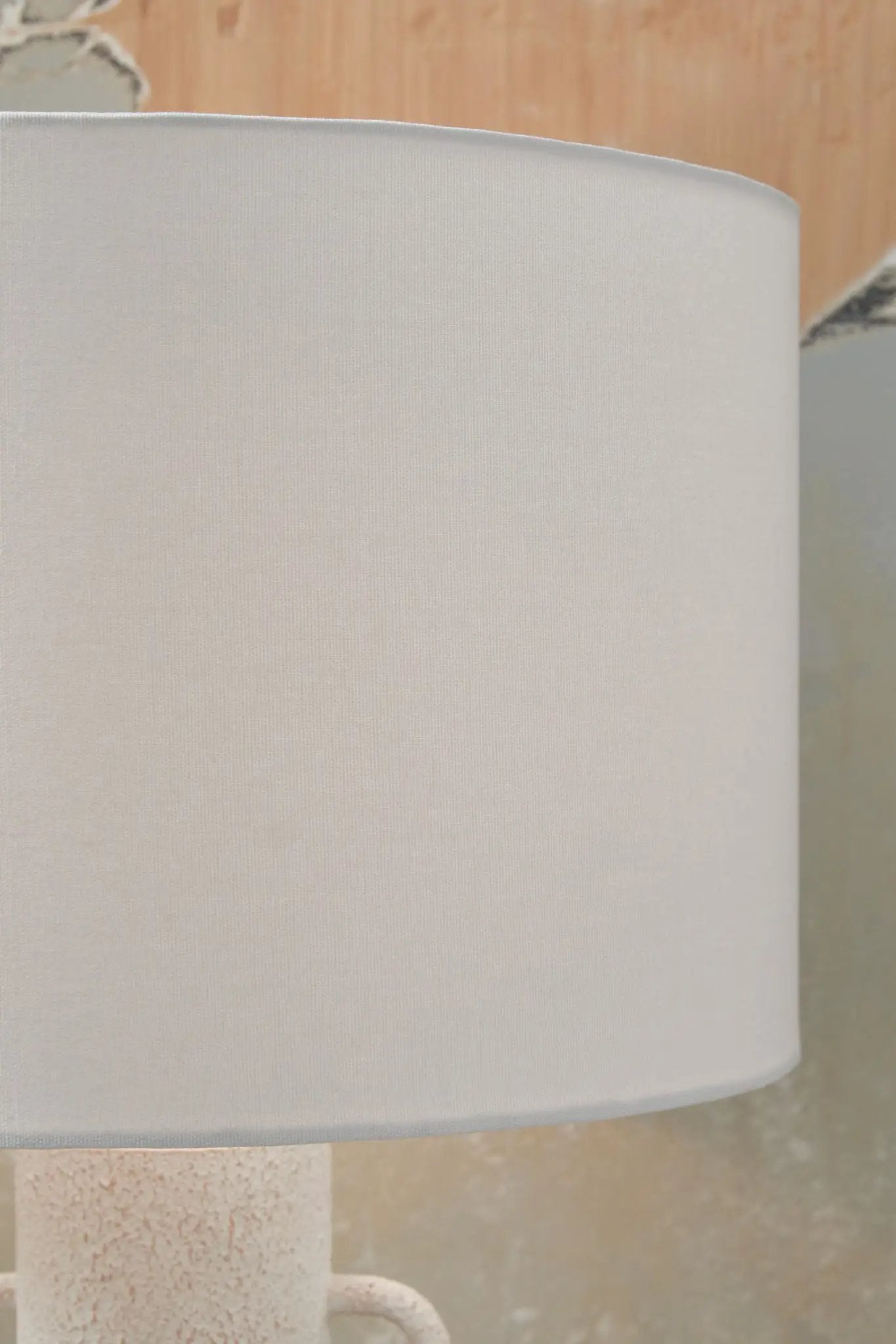 Perringhill - Metal Table Lamp - Distressed White by Unique Piece Furniture