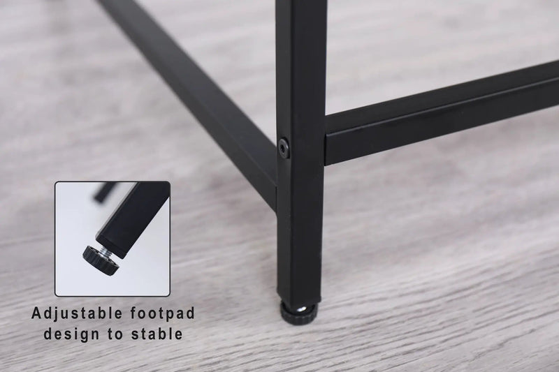 Console Table Narrow Modern Entryway Table Small Behind Couch Table Skinny Sofa Table Hallway Table For Living Room - Black by Unique Piece Furniture