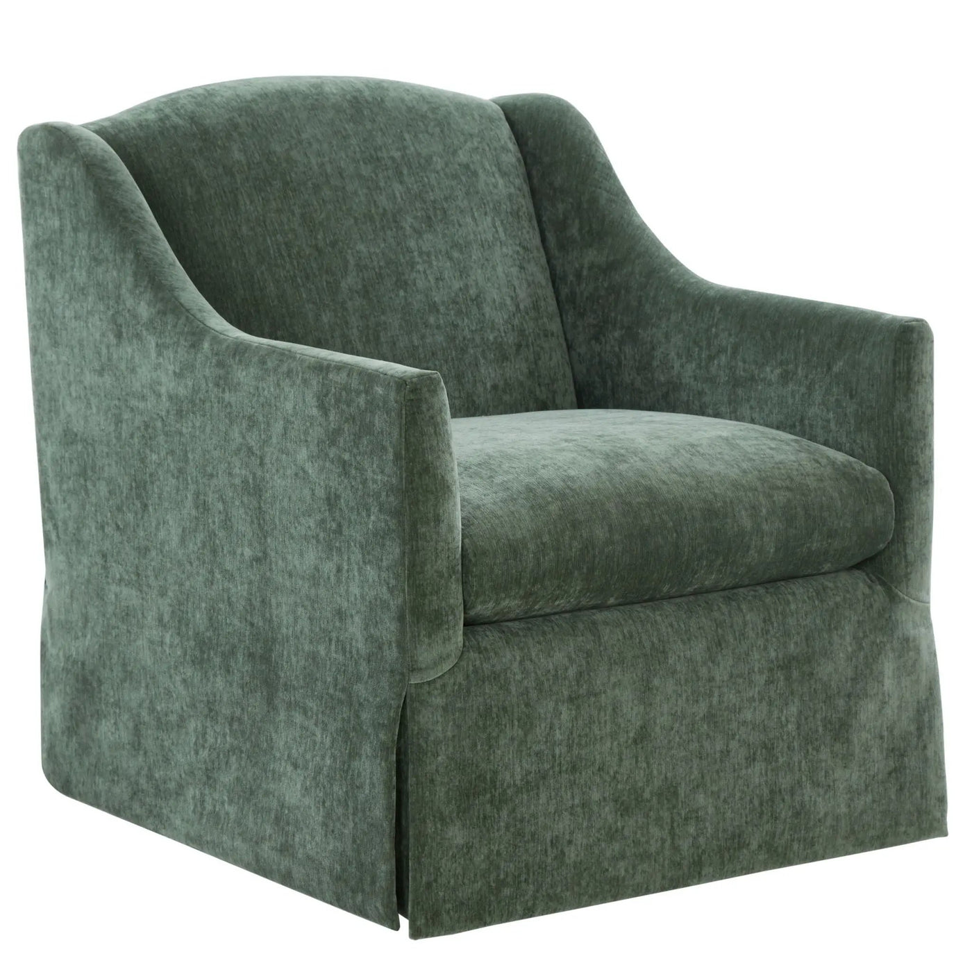 Luisa - Skirted Swivel Accent Chair by HouseOfZazla