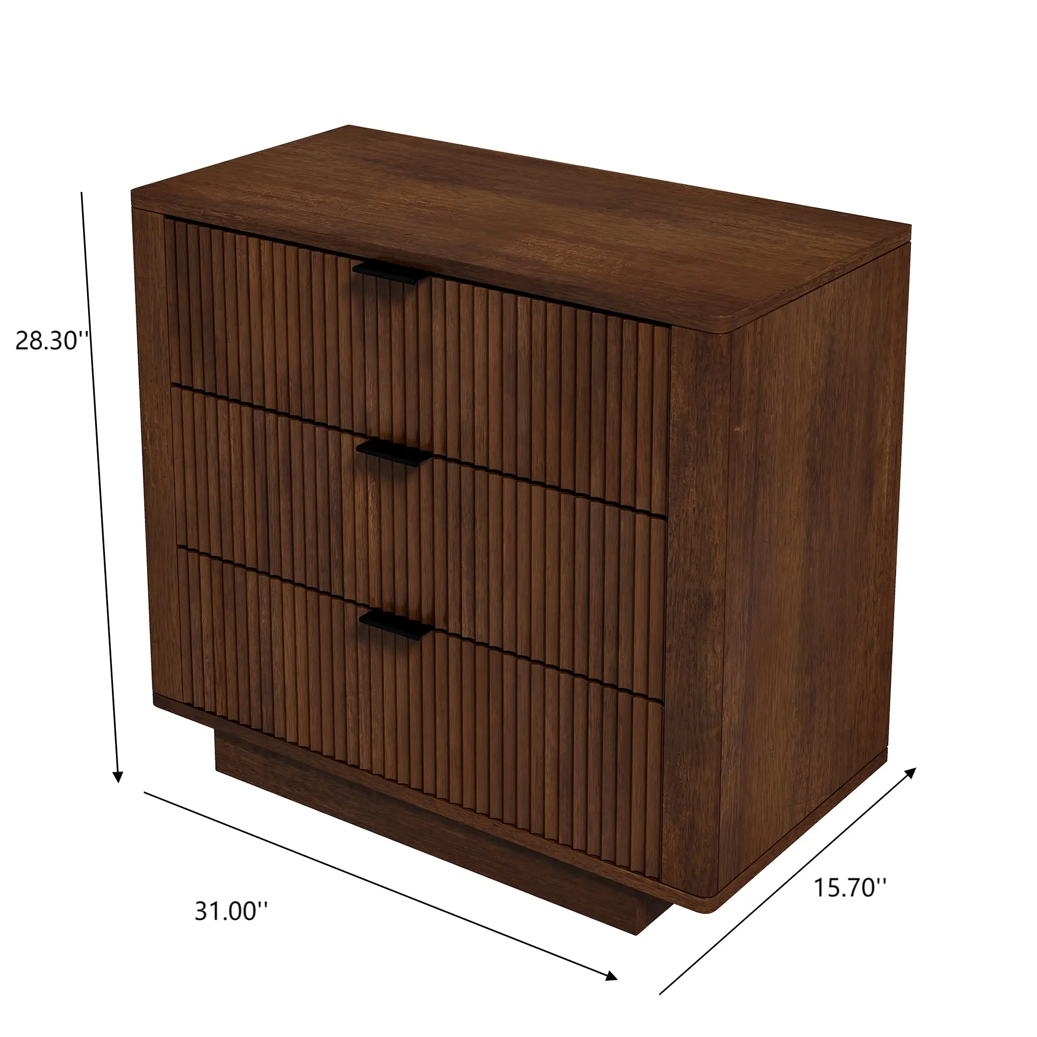 Lola Walnut Nightstand by HouseOfZazla