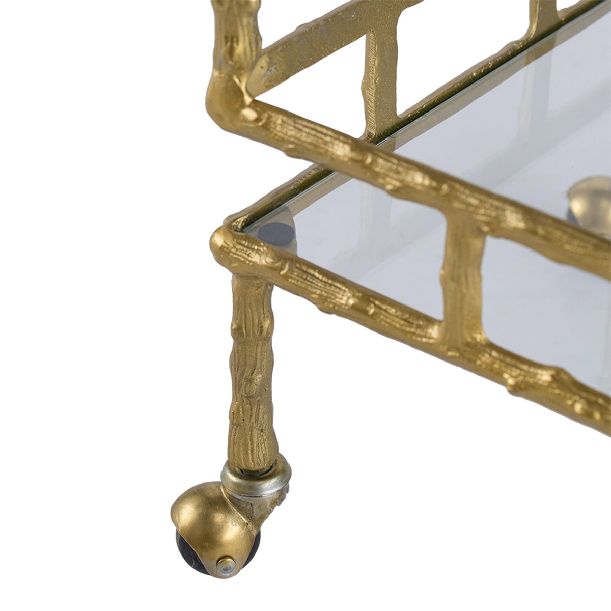 Antique Twig Bar Cart with Two-Tiered Design, photo 7 of 10