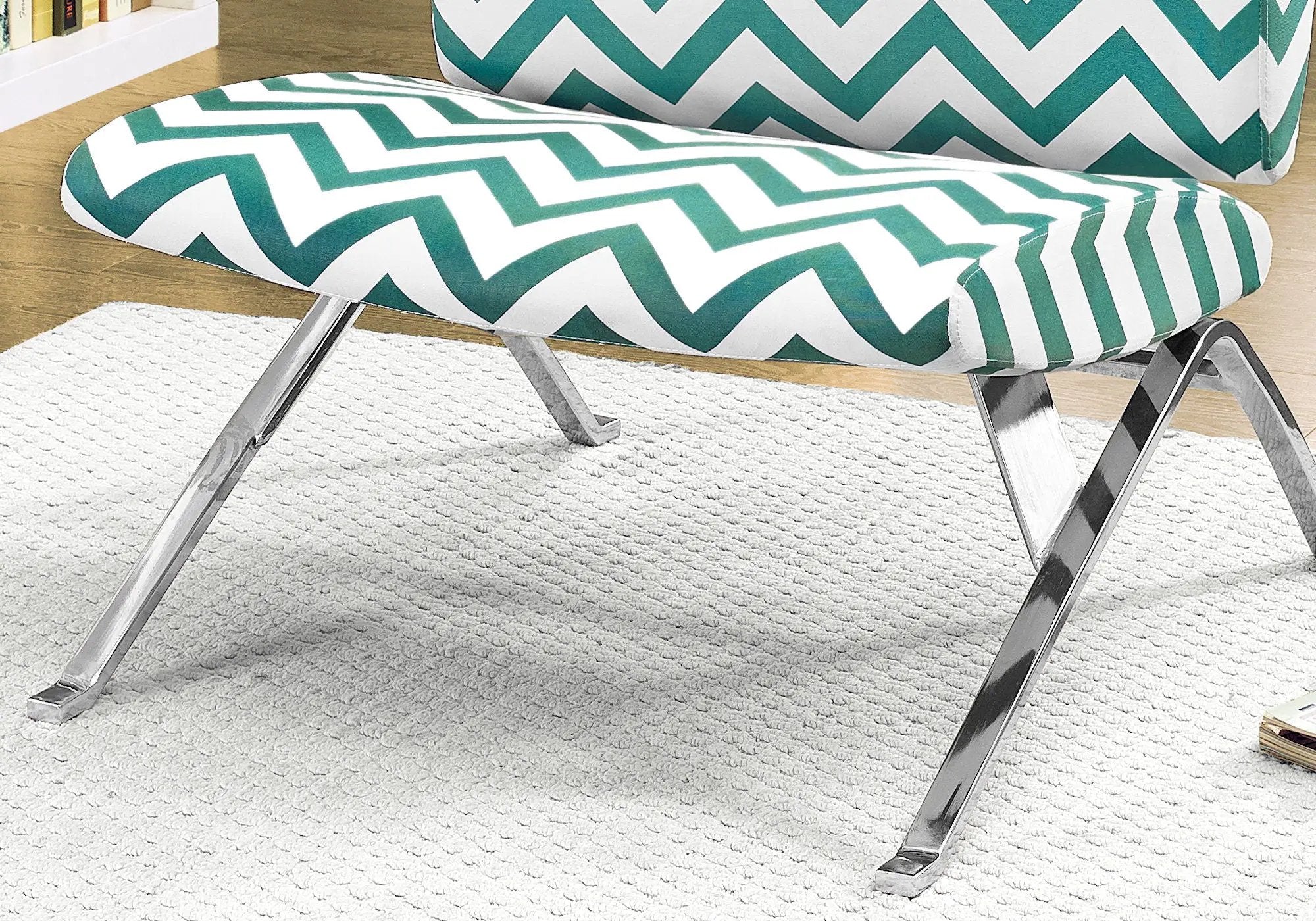Accent Chair, Armless, Fabric, Living Room, Bedroom, Contemporary, Modern by Unique Piece Furniture