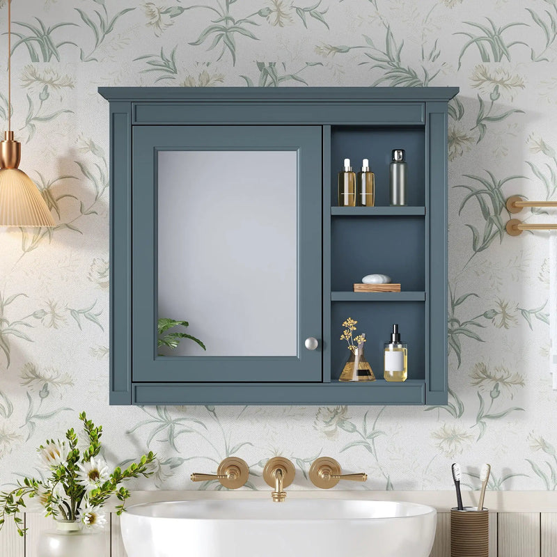 Modern Wall-Mounted Medicine Cabinet With Mirror by Unique Piece Furniture