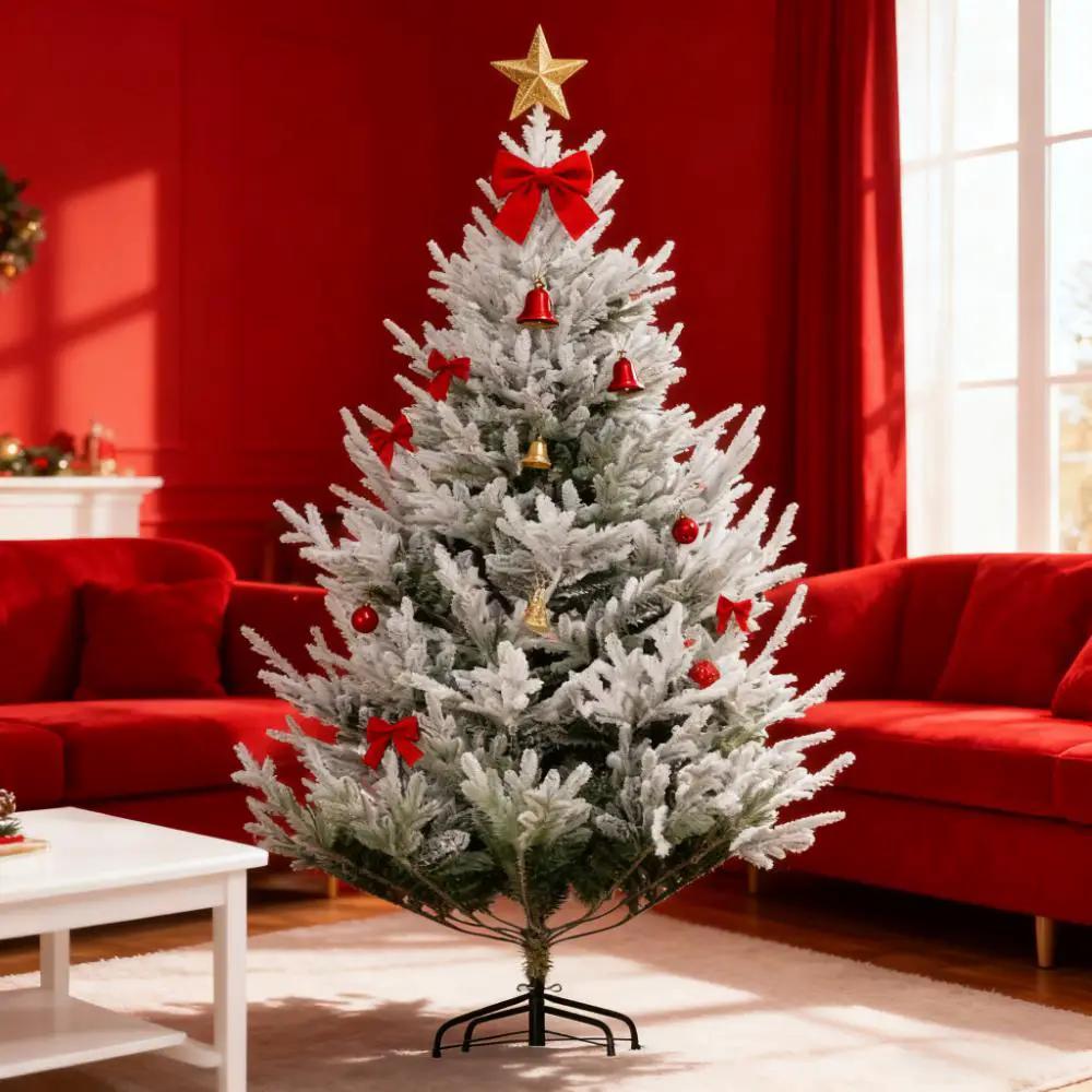 Flocked Hinged Christmas Tree by HouseOfZazla