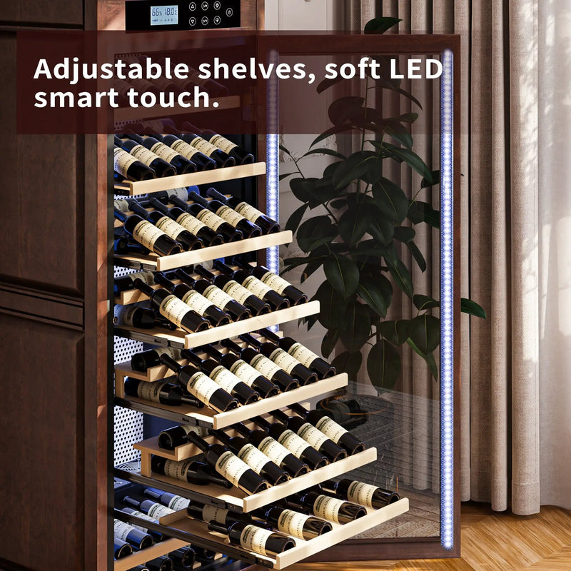 Temperature Control Professional Wooden Refrigerated Wine Cabinet by HouseOfZazla