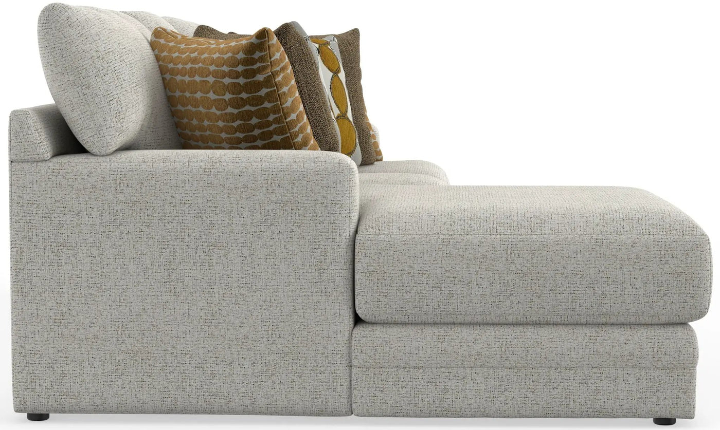 Tori - Sectional With Comfort Coil Seating And Accent Pillows Included by Unique Piece Furniture