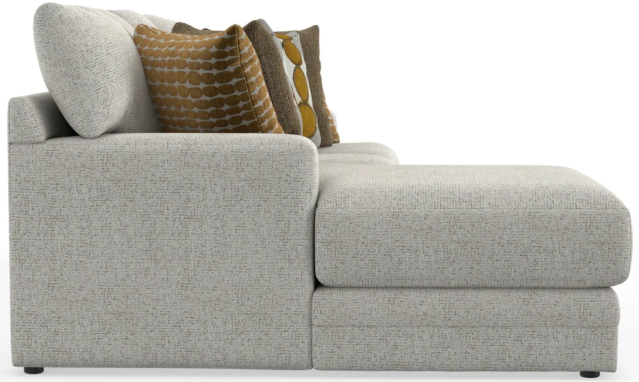 Tori - Sectional With Comfort Coil Seating And Accent Pillows Included by Unique Piece Furniture