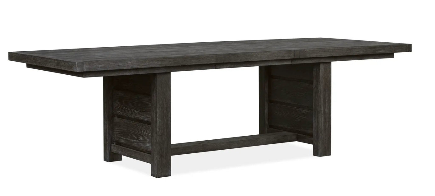Plum Creek - Extendable Trestle Dining Table by Unique Piece Furniture