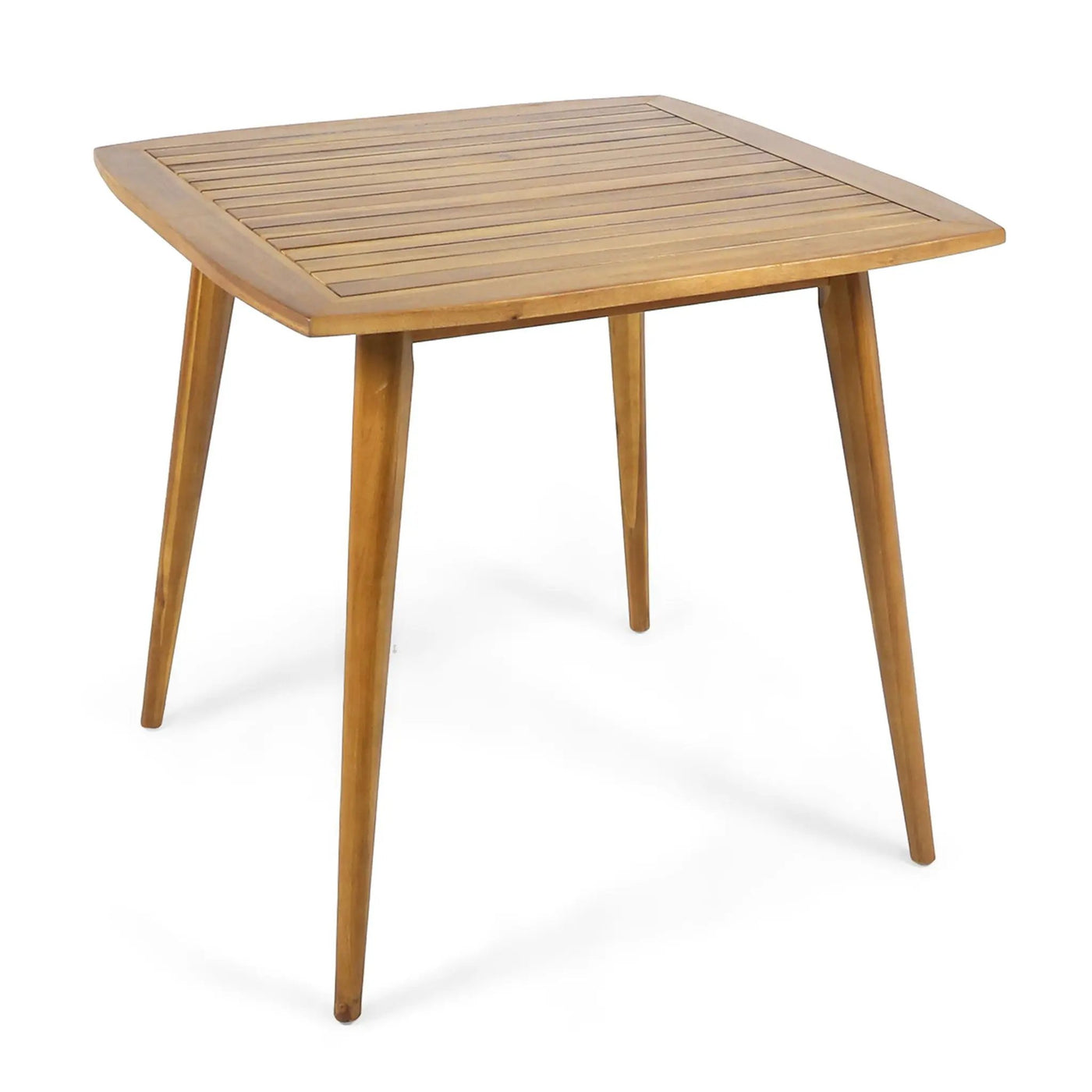 Modern Indoor Square Acacia Wood Dining Table with Toothpick Leg Design by HouseOfZazla