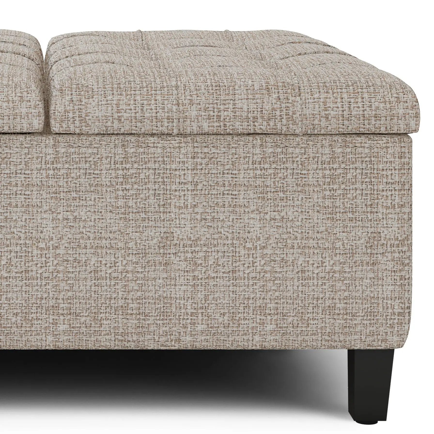 Harrison - Upholstered Coffee Table Storage Ottoman by HouseOfZazla