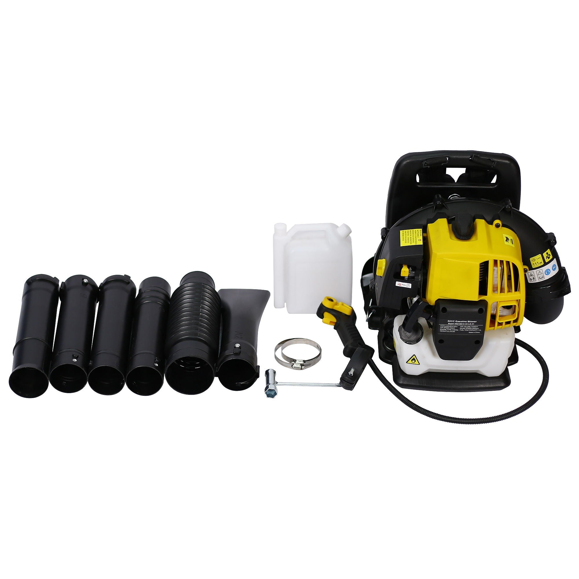 Epa Compliant Gasoline Blower 52Cc 2 Stroke Engine Orange Plastic - Orange by HouseOfZazla