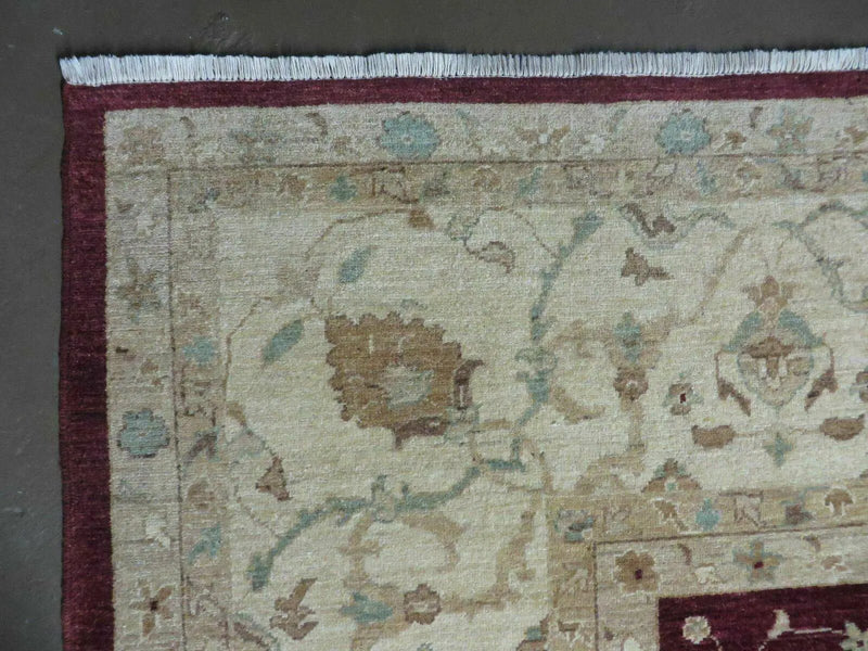 10' X 14' Vintage Handmade PESHAVAR CHOBI Pakistani Agra Wool Carpet Nice by Jewel Rugs