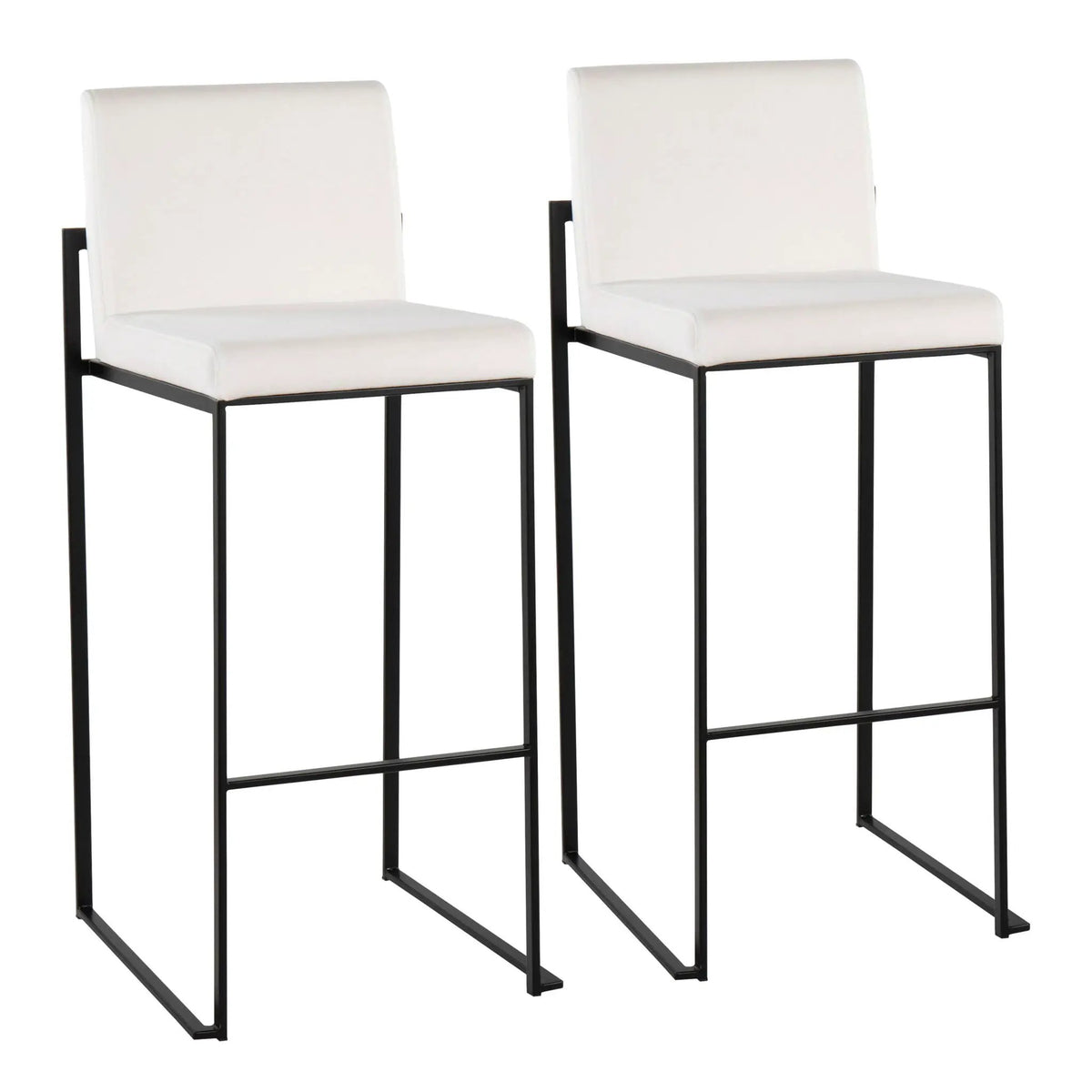 Fuji - Contemporary High Back Barstool Elegant Design by HouseOfZazla