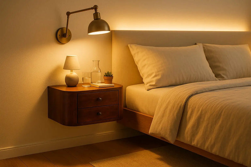 Lunar - Drawer Floating Nightstand by HouseOfZazla