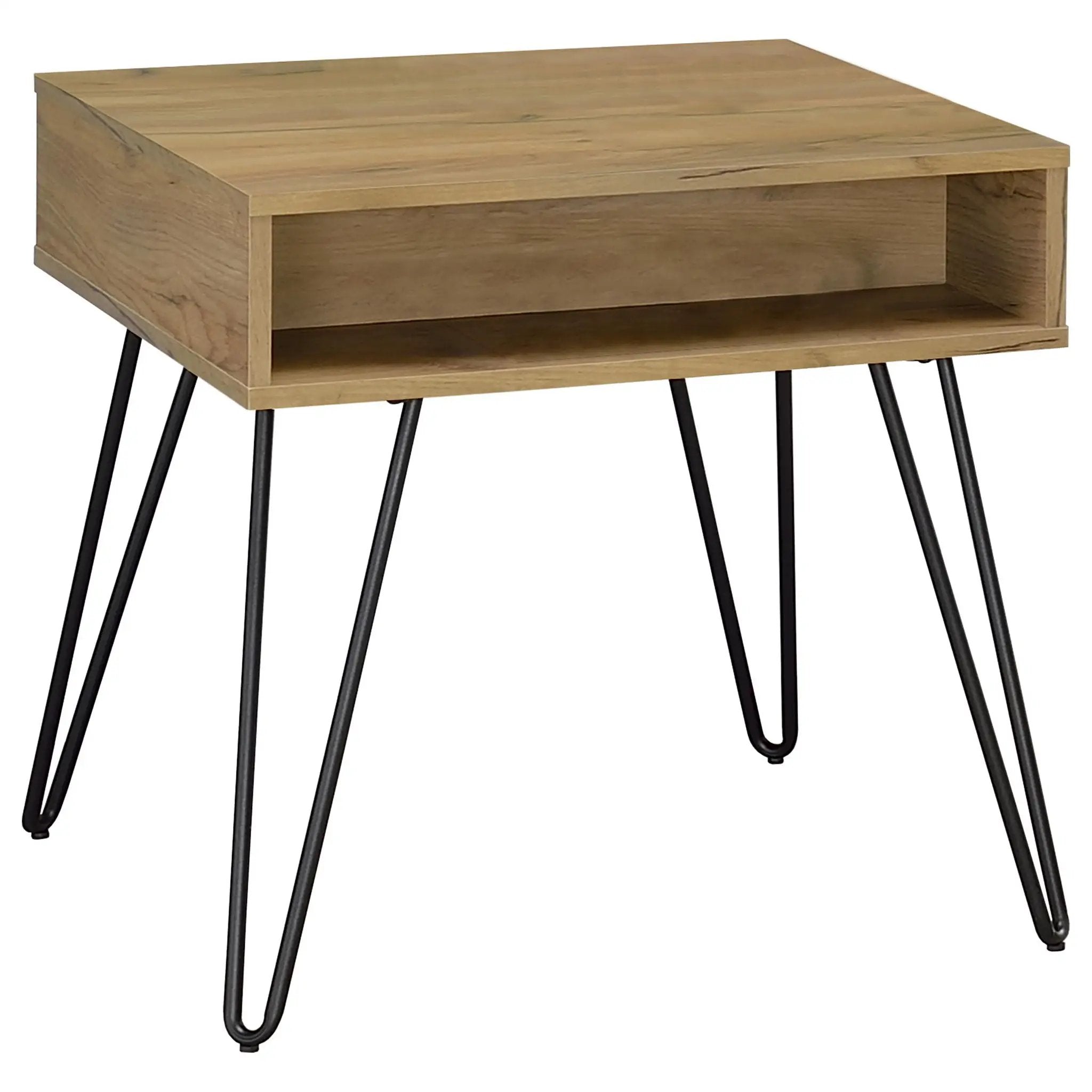 Fanning 2-piece Lift Top Coffee and End Table Set Golden Oak by Unique Piece Furniture