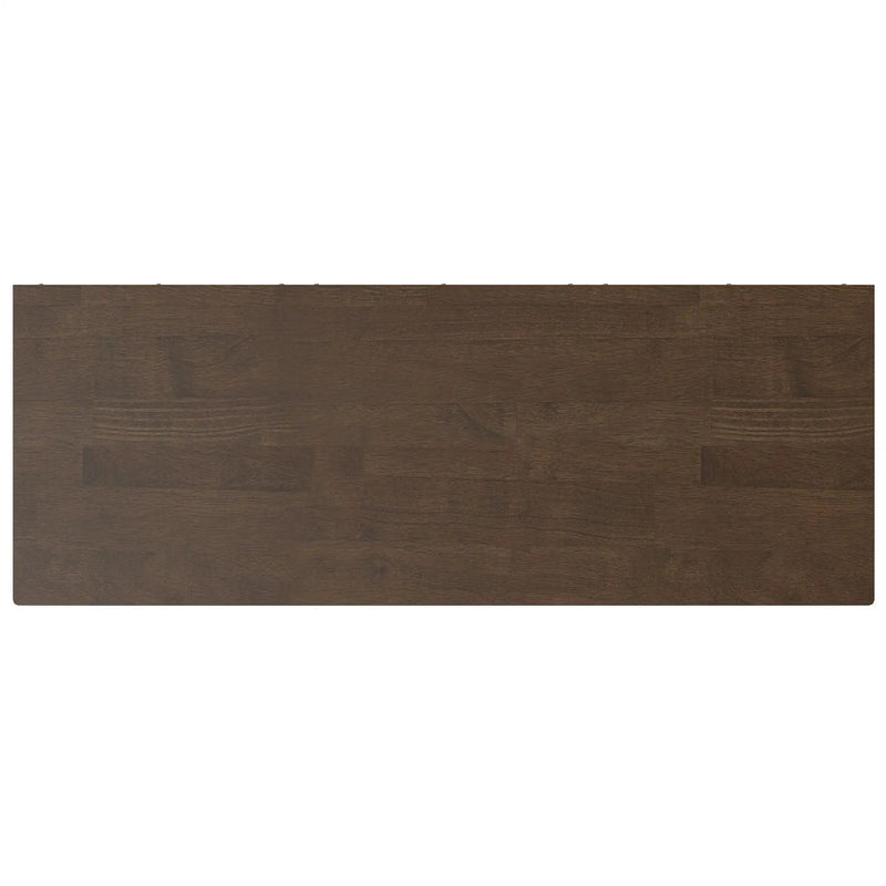 Harper - Low 6 Cube Storage With Drawers - Walnut Brown by HouseOfZazla